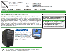Tablet Screenshot of newcenturycomputers.net